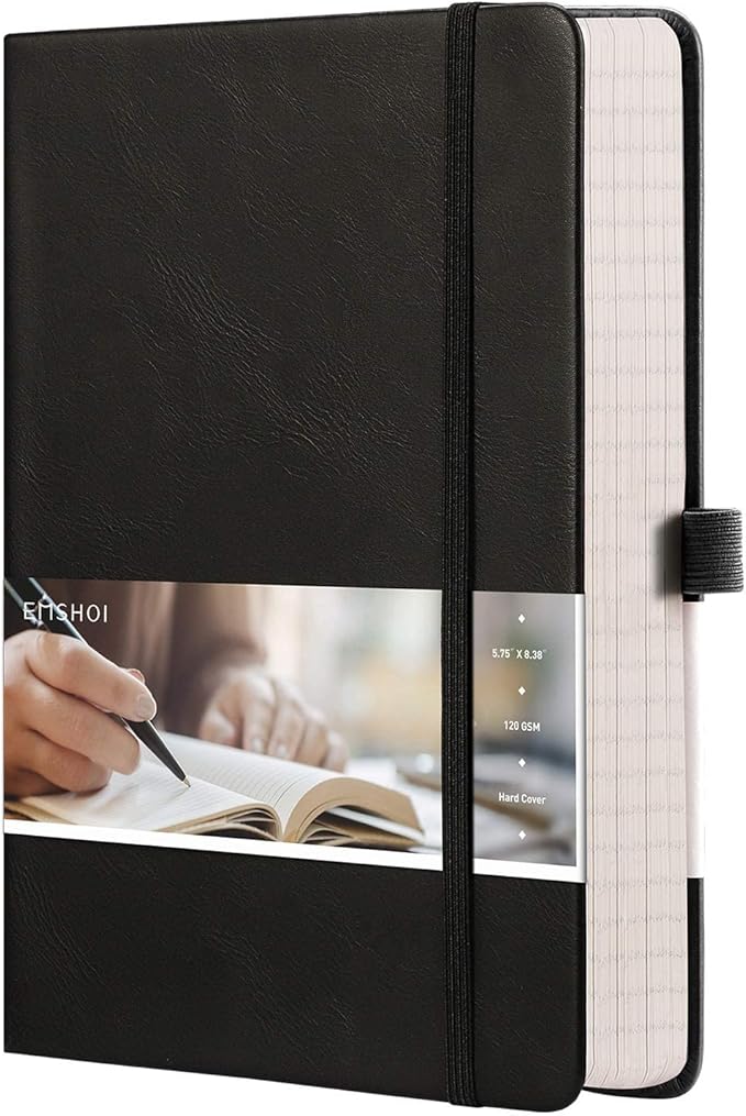 EMSHOI Graph Grid Journal Notebook, 256 Pages, A5 Size (5.7'' x 8.3'')