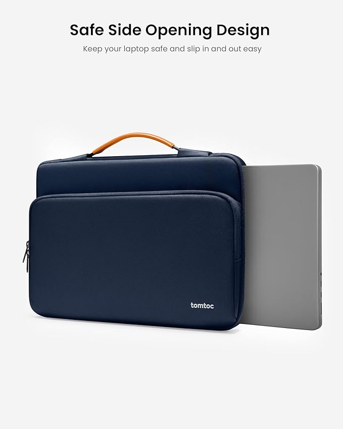 tomtoc 360 Protective Laptop Case for 15-inch New MacBook Air M5/A3448 2026, M4/A3241 M3/A3114 M2/A2941, 15" Microsoft Surface Laptop 7/6, Dell XPS 15 Plus, 15 Inch MacBook Pro, Acer HP Chromebook 14