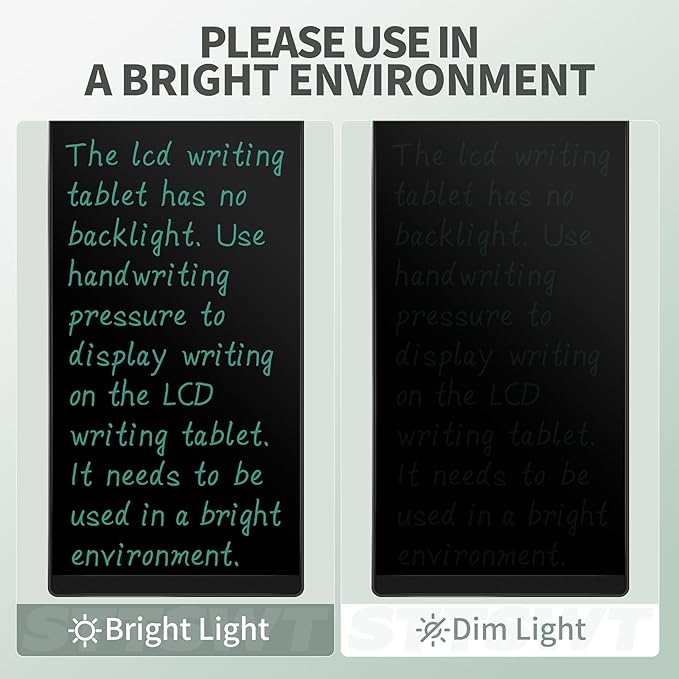 LCD Writing Tablet for Adults: Mini 6.5 Inch Full Screen Reusable Digital Notepad Lightweight Portable Use for Office Study Teaching