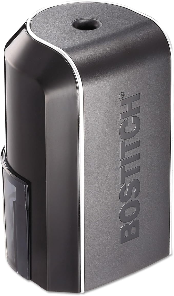 Bostitch Office Vertical Electric Pencil Sharpener, Powerful Stall-Free Motor, Prevents Over-Sharpening, Black