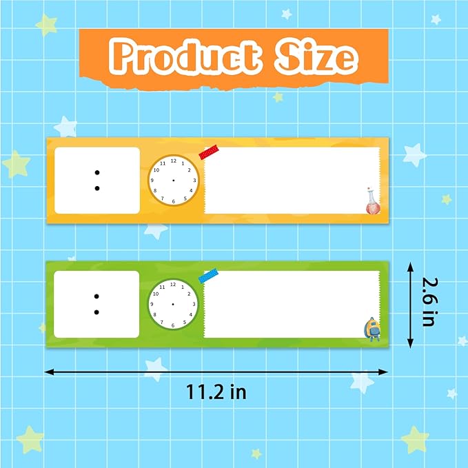 24 Pieces Daily Schedule Cards Schedule Board for Kids Teacher Schedule Chart Daily Routine Plan Classroom Pocket Chart for Office School Homeschool Supplies Decorations