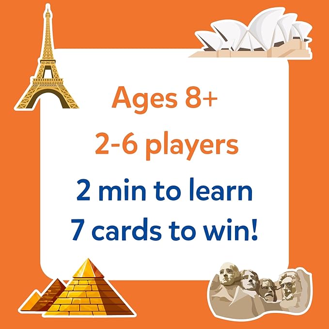 Skillmatics Guess in 10 Countries of The World, Perfect for Boys, Girls, Kids & Families Who Love Card Games, Educational Toys, Travel Games, Trivia, Gifts for Ages 8, 9, 10 & Up