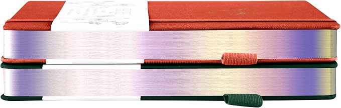 A5 Bullet Dotted Journal Notebook | 160gsm Thick Bleedproof Paper, Lay Flat Binding, 160 Numbered Pages | Hard Cover Dot Grid Notebook/Bullet Journals for Creatives & Professionals (Archer)