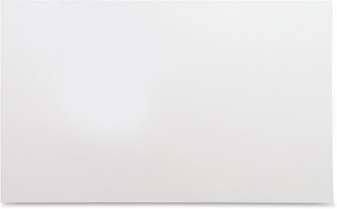 Business Source Index Cards, Plain, 3" x 5", White, 100 Count