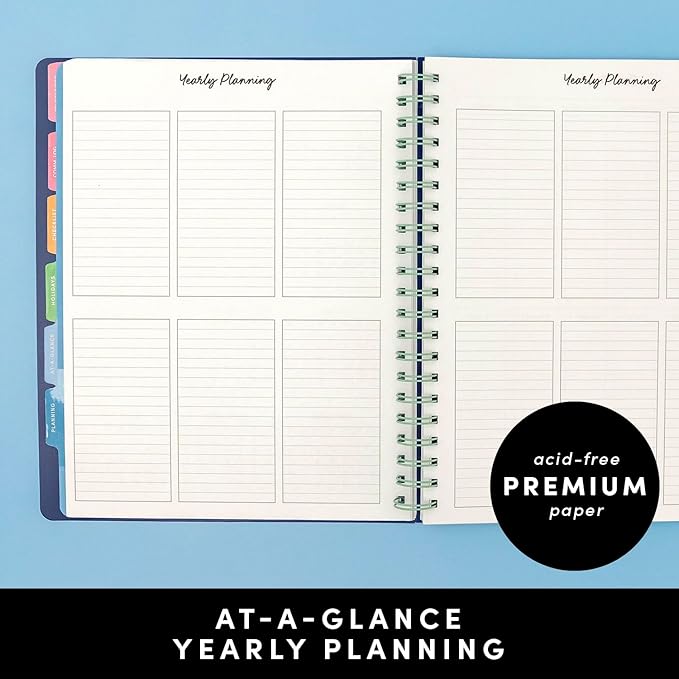 PAPERAGE Teacher Planner, Weekly & Monthly Academic Planner & Calendar, 12-Months, July 2026 - June 2027, (9.5" x 11"), Teacher Lesson Planning Book with Tabs, Stickers & Inner Pocket, Black