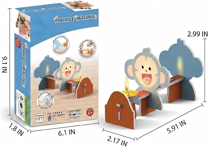 STEM Optical Experiment Kit - Pinhole Imaging Science Toy, Explore Light Linear Propagation Principle