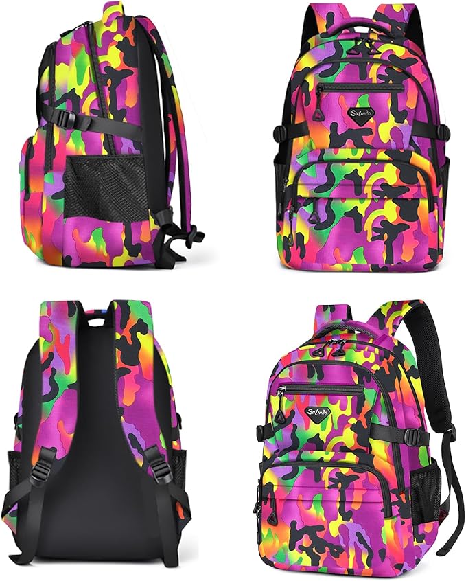 Casual Lightweight Backpacks for Boys & Girls, School Bookbags, 15 "Laptop Backpack, Travel Bag (212-mczi)