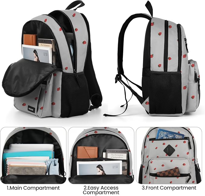 Backpack for Men and Women, Lightweight Casual Travel Laptop Backpack