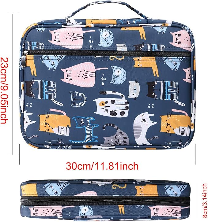 Coloring Pencil Case 220 Slots Pencils/Gel Pens Organizer Waterproof Travel Case Zipper Carrying Portable Pencil Markers Pen Holder Bag for Painter Writers