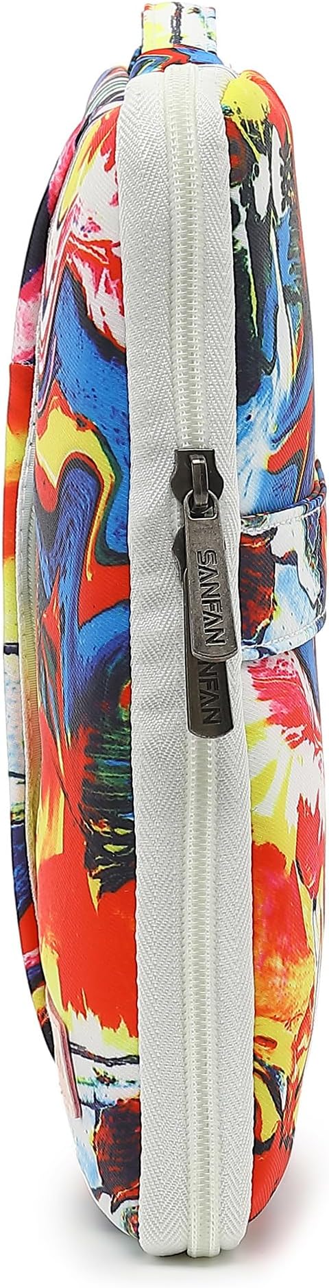 360° Protective Laptop Sleeve Case Bag with 3 Pockets,Handle,Luggage Strap for MacBook Pro 14 inch and 14 inch-14.4 inch Screen Laptop (Graffiti)