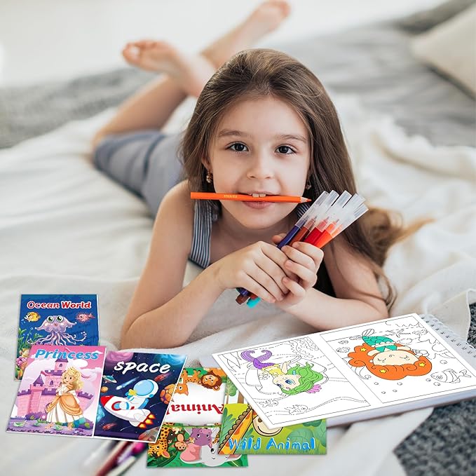 Kalysky 20Pack Coloring Books for Kids Ages 4-8 (5.1 x 7 inch),Mini Coloring Books for Kids Party Favors,Bulk Coloring Book for Toddlers Ages 2-4