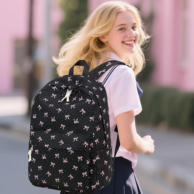School Backpack for Teen Girls Women Laptop Backpack College Bookbags Middle School Travel Work Commuter Back Pack