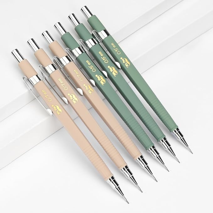 Mr. Pen- Mechanical Pencil Set with Lead and Eraser Refills, 6 Pack | 2 Sizes, 0.5 and 0.7mm, Sketching Pencils, Drafting Pencil, Drawing Mechanical Pencils
