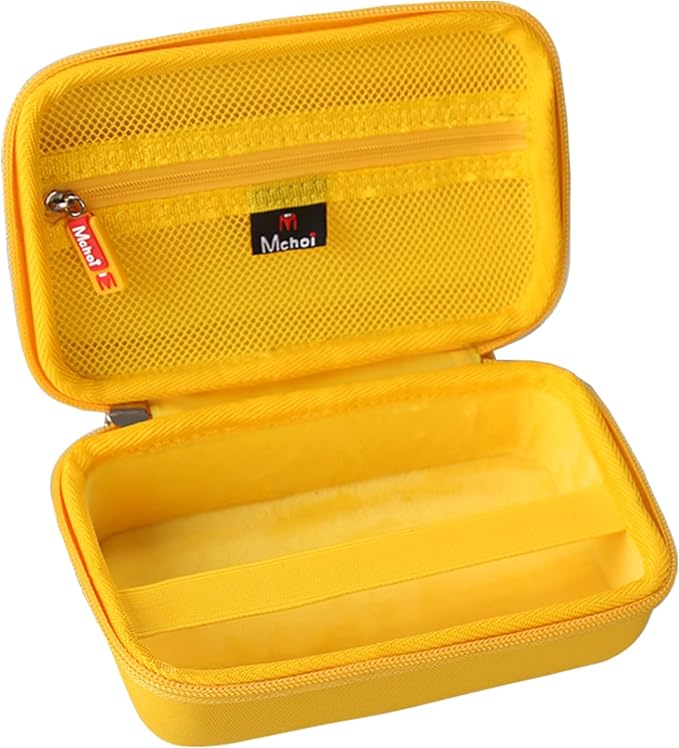 Mchoi Hard Case Suitable for Aullsaty/QuTZ/Lapare/Airbition/TimingSXD/Startcan/KOKODI/ZNZ Toddler Toys Talking Flash Cards (Yellow)