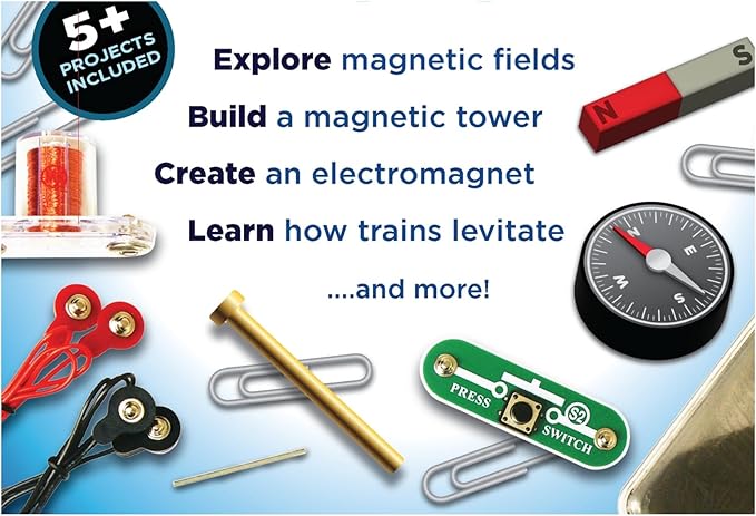 Snap Circuits Magnet Fun Lab | STEM Toy | Boys and Girls Science | 8+ Years
