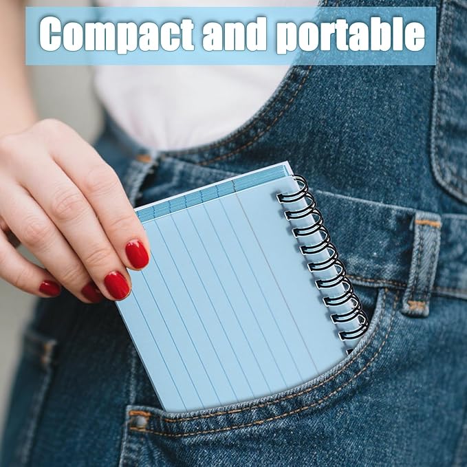 500 Pcs Spiral Index Cards, 3x5 Inch Flash Cards with Ring, Colored Ruled Note Card with Waterproof Covers, Spiral Bound Flashcards for Studying Office, to Do List (5 Colors)