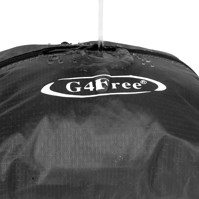 G4Free 20L Small Packable Travel Hiking Backpack for Men Women | Lightweight Foldable Waterproof Daypack for Outdoor, Black