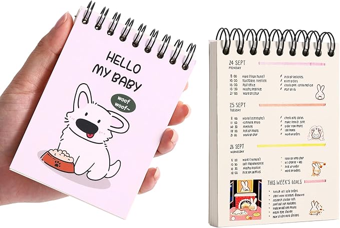 Steno Pads 3.1" x 4.3" Blank Pocket Spiral Notepads Small Cute Spiral Note Pads Blank Pages Notebook No Lines Top Spiral Notebook 3.1" x 4.3" Unlined Little Memo Steno Note Pads Nursing Notepad for Work, School, Office, Nurse, Travel (Cute Colors) (white)