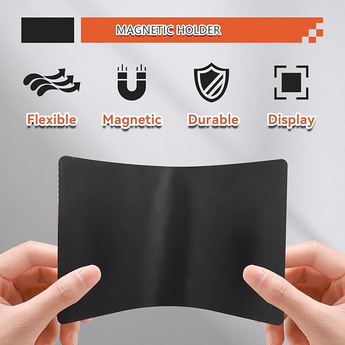CHUNNIAO Magnetic Index Card Holder 3X5,Magnet Frames for Photos,Flashcards,Quick Notes 10PCS