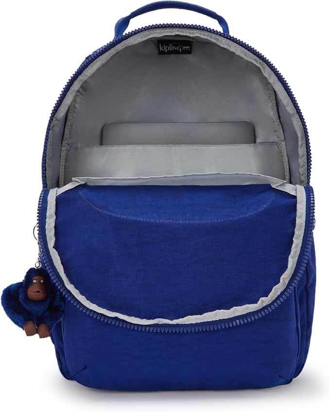Kipling Women's Seoul 15" Laptop Backpack, Durable, Roomy with Padded Shoulder Straps, Built-In Protective Sleeve