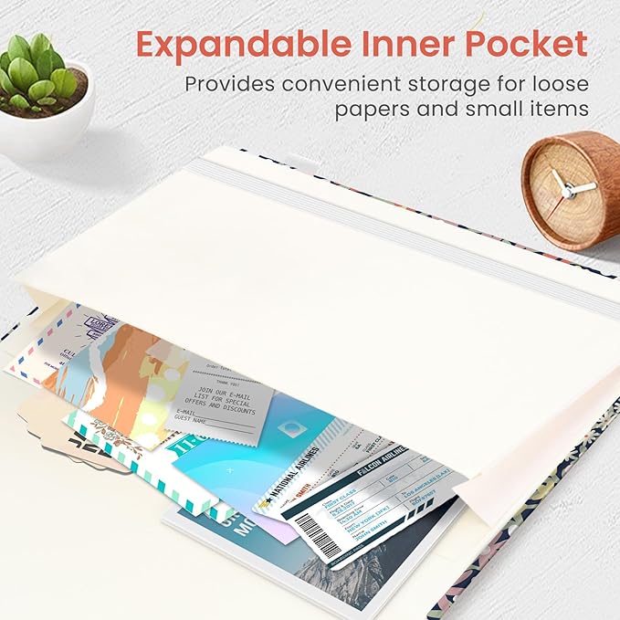 Taja Pretty Dotted Journal for Women, Aesthetic Cute Hardcover Leather Journal for Writing, A5 Journaling Notebook for Work & Sketch, Perfect for Office School Home, 160 Pages, Petite Blooms