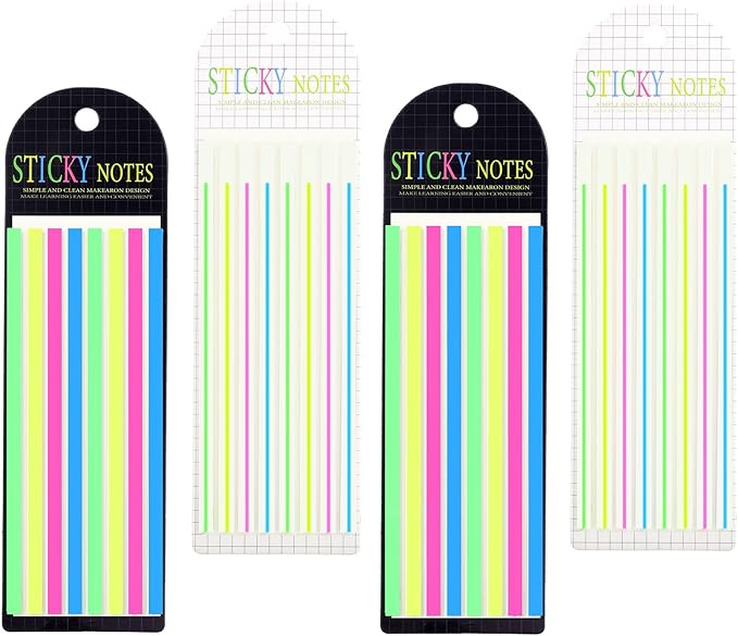 640 Pcs Mahjong Line Finder Reader Notes, Highlighter Tape Stripe, Transparent Sticky Mahjong Cards Rule Reader, Mahjong Accessories for Player, Beginner, No Adhesive Residue & Reusable