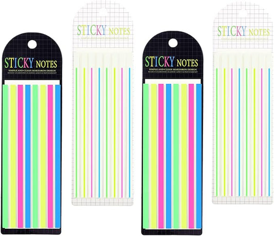 640 Pcs Mahjong Line Finder Reader Notes, Highlighter Tape Stripe, Transparent Sticky Mahjong Cards Rule Reader, Mahjong Accessories for Player, Beginner, No Adhesive Residue & Reusable