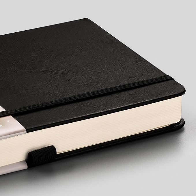 EMSHOI Dotted Journal Notebook, 256 Pages, A5 Size (5.7'' x 8.3'')