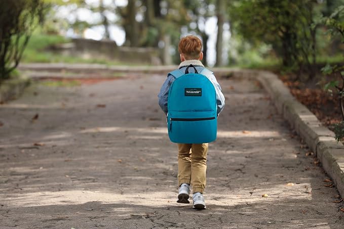 Trail maker 24 Pack- Classic 17 Inch Backpacks in Bulk Wholesale Back Packs for Boys and Girls (Assorted 12 Colors Pack)