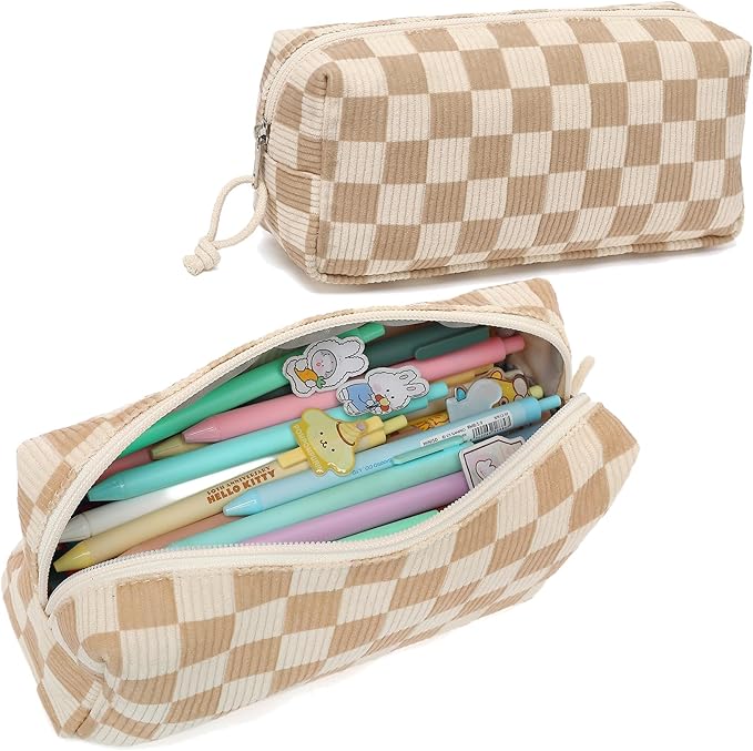 LEDAOU Cute Pencil Case for Kids Girls Boys Pencil Pouch Kawaii Pen Pencil Box Bag Holder for School Students
