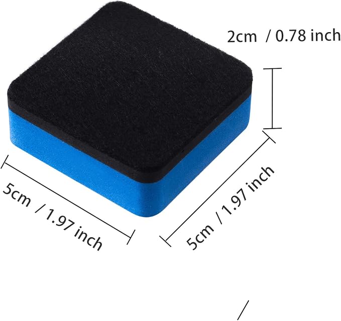 Favide 24 Pack Magnetic Whiteboard Dry Erase Erasers for Classroom School