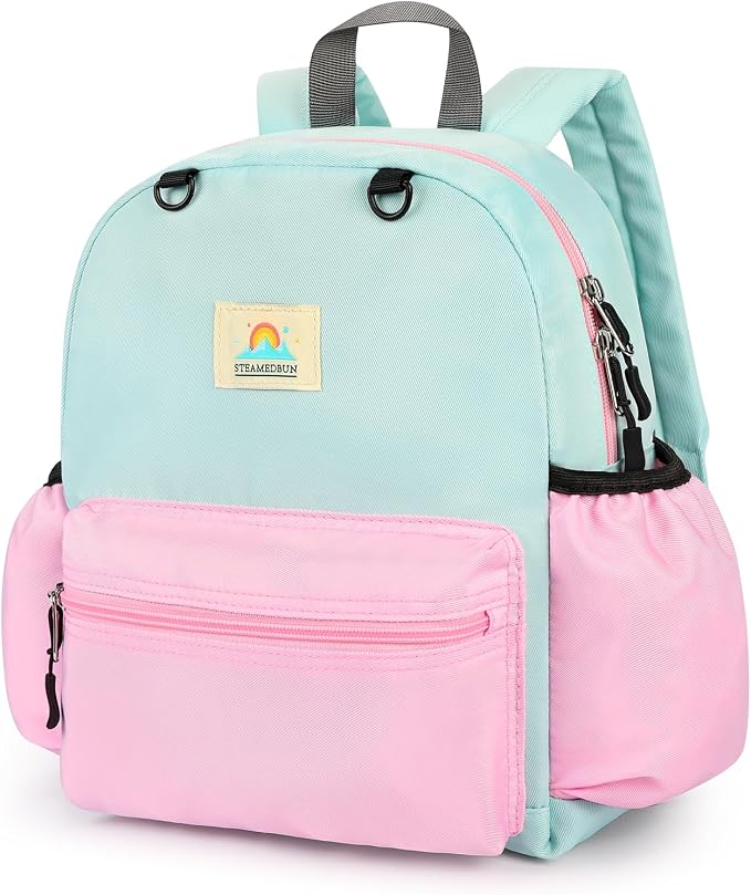 STEAMEDBUN Toddler Backpack for Girls 2-4: Kids Backpack Boys Girls - Preschool Kindergarten Daycare Backpacks - 12 inch