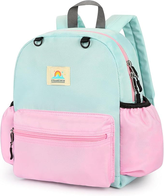 STEAMEDBUN Toddler Backpack for Girls 2-4: Kids Backpack Boys Girls - Preschool Kindergarten Daycare Backpacks - 12 inch