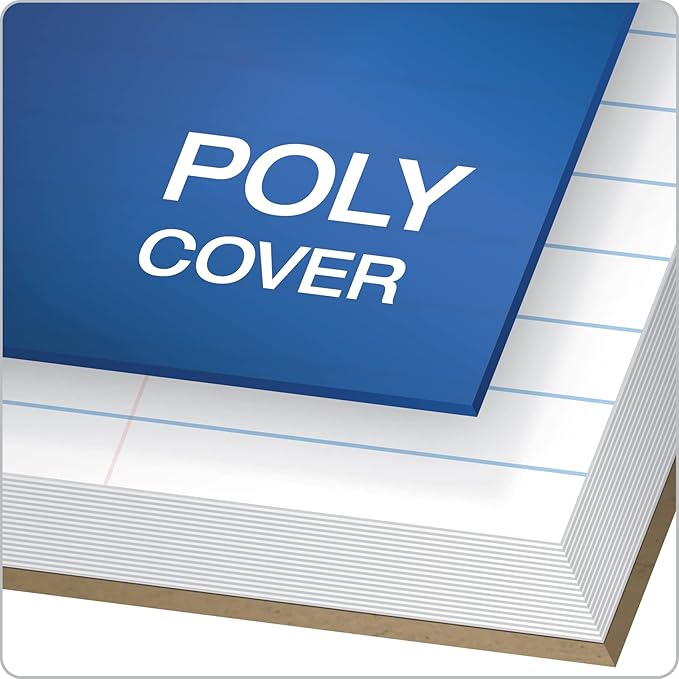 Oxford Spiral Notebook 8.5 X 11, College Ruled, 1 Subject, Water Resistant Cover, 100 Sheets - Pack of 4