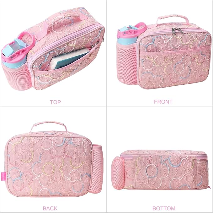 RHCPFOVR Kids Lunch Bag - Insulated Lunch Box for Boys Girls,Washable Lunch Bag and Reusable Toddler Leak-proof Lunchbox for School and Daycare