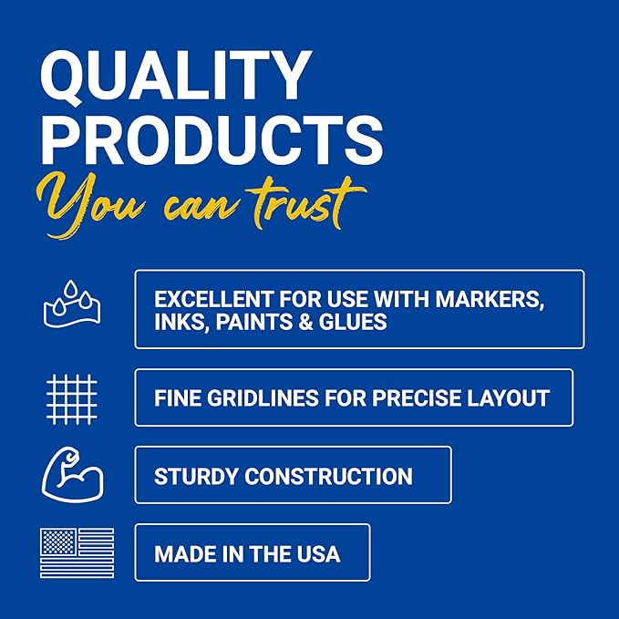 Royal Brites White Trifold Presentation Board, High Quality Foam Board, 22x28 Inches