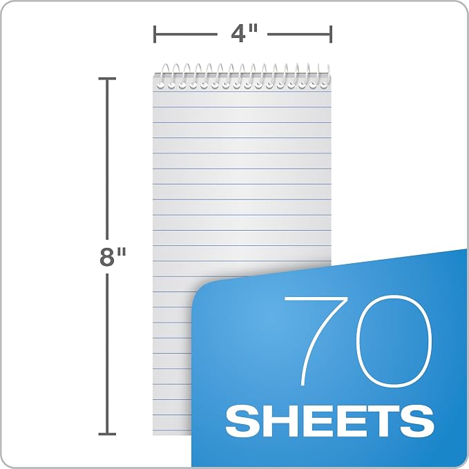 Tops Gregg Ruled Reporter's Notebook (TOPS) 12 Pack