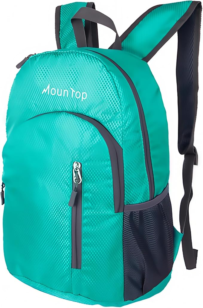 MounTop Outdoor Lightweight Foldable Water Resistant Backpack for Travel Hiking Riding