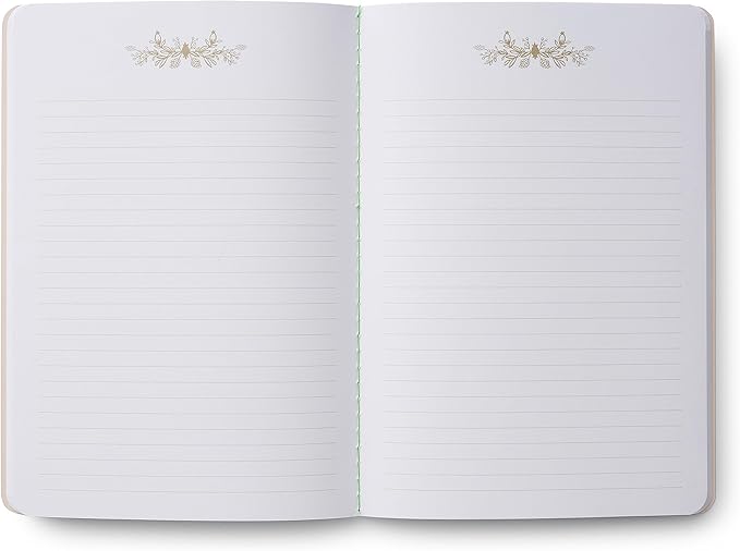 RIFLE PAPER CO. Curio Stitched Notebook Set, Assorted Set of 3 Colorful Notebooks, 64 Ruled Pages with Gold Ink, Full Color Canvas Cover with White Text Paper Interior (6" W × 8.5" L)