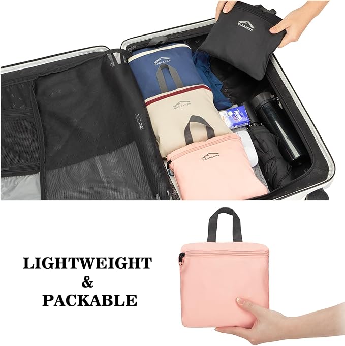 BAGPARKK Hiking Backpack,Large 35L Travel Backpacks for Men Women,Water Resistant Ultra Lightweight Foldable Packable Camping Daypack for Outdoor Sports