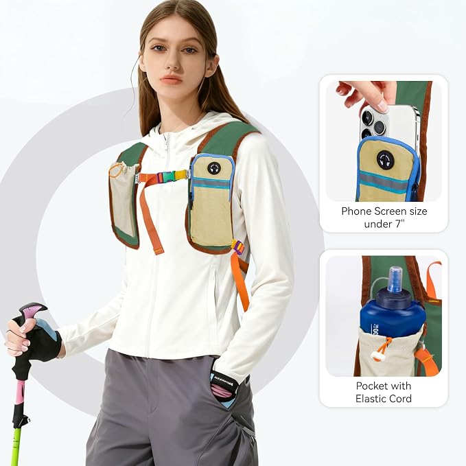 Small Hiking Backpack Travel Daypack 15L Colorful Lightweight Packable Foldable Casual Backpack for Women Men