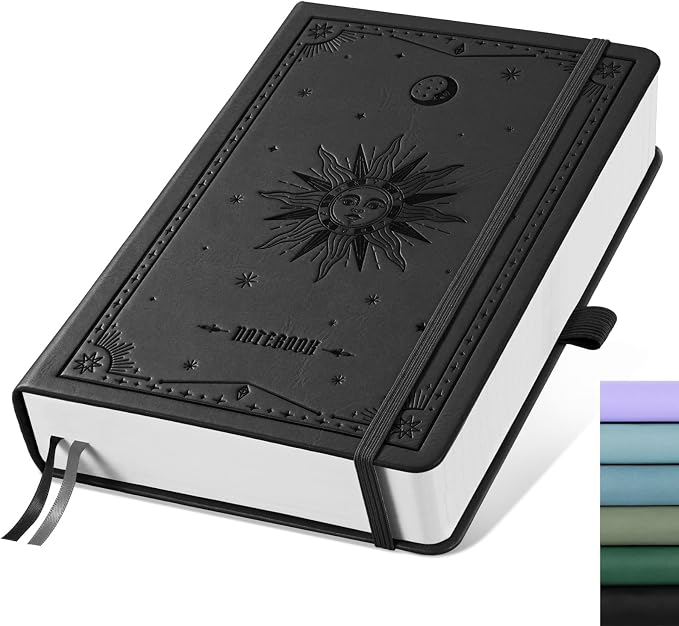EMSHOI Blank Journal Notebook, 320 Pages, A5 Size (5.7'' x 8.3'')
