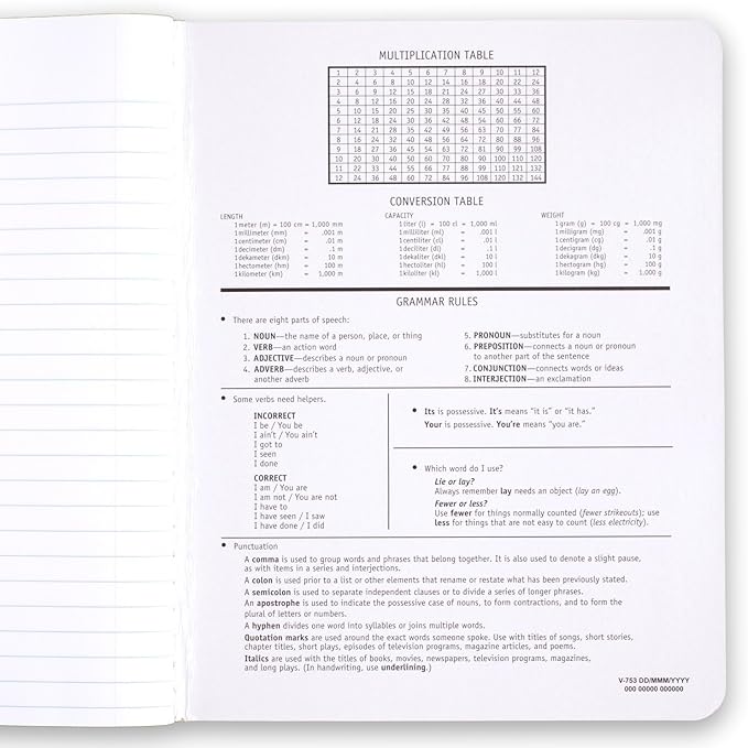 Mead Composition Notebook, Comp Book, Wide Ruled Paper, 100 Sheets, 9-3/4" x 7-1/2", Fashion, Square Deal, Assorted Colors, Color Selected May Vary, 1 Count (09918)