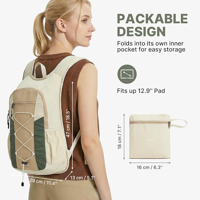 G4Free 20L Lightweight Packable Hiking Backpack for Women Men | Small Water Resistant Foldable Daypack with Phone Pocket for Travel Camping Outdoor