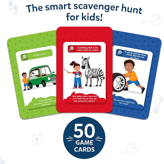 Skillmatics Scavenger Hunt Card Game - Found It Travel, Learning Toy, Educational Game Collections, Gifts for Kids, Boys, Girls and Families, for Ages 4, 5, 6, 7, Perfect for Home, School, Playdates