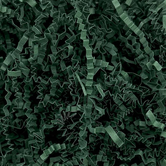 ZEBMOON 1 LB Dark Green Crinkle Cut Paper Shred Filler Great for Gift Wrapping, Basket Filling, Birthday, Wedding, Halloween, Thanksgiving, Christmas Day New Year Party Decorations Filling Supplies
