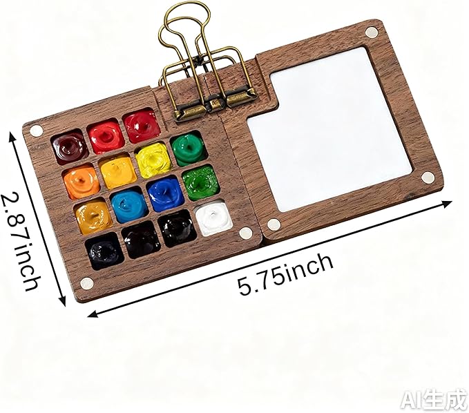 Mini Travel Watercolor Paint Set Portable Watercolor Kit watercolor set for Artists and Beginners