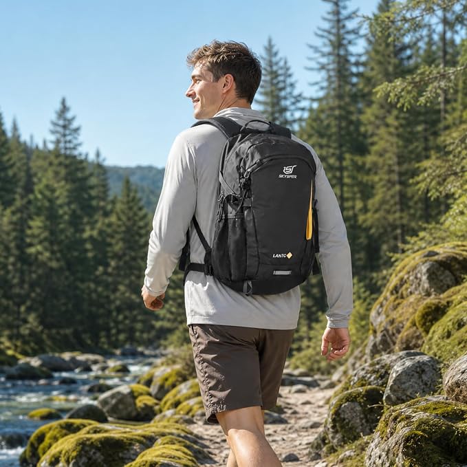 SKYSPER Small Hiking Backpack, 20L/30L Lightweight Travel Backpacks Hiking Daypack for Women Men