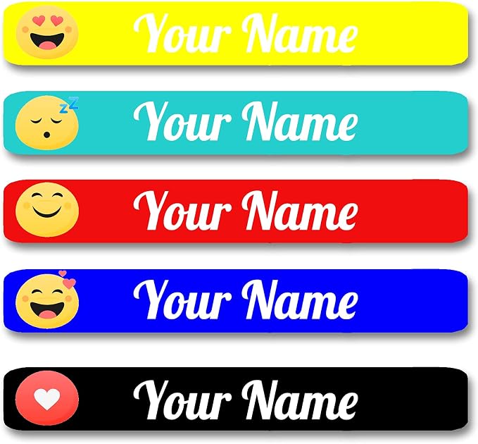 100 Pcs Personalized Labels for Kids School Supplies Waterproof, Custom Name Stickers Kids Labels for Travel, Daycare, Stationery