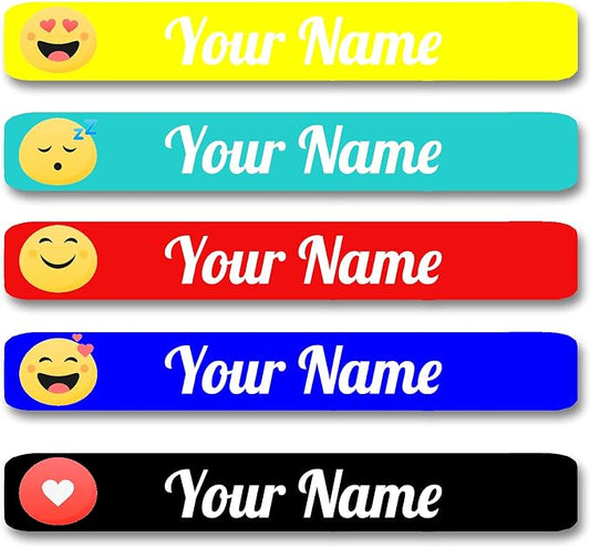 100 Pcs Personalized Labels for Kids School Supplies Waterproof, Custom Name Stickers Kids Labels for Travel, Daycare, Stationery